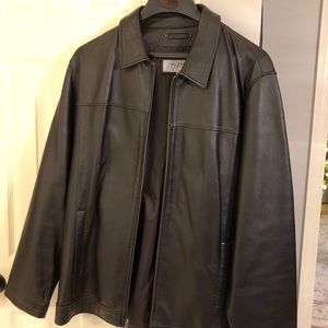 Men’s leather coat